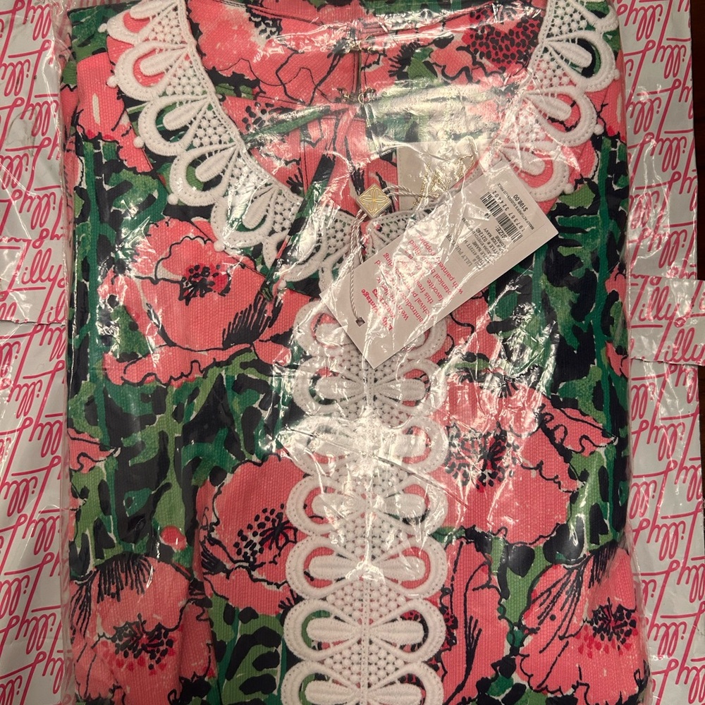 Lilly Pulitzer Spring 2026 Cleodora Floral Shift Dress NWT, unopened! - Picture 7 of 9